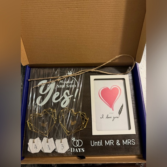 Wedding countdown sign - Picture 1 of 2